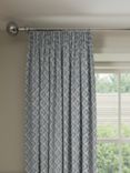 John Lewis Jaya Print Pair Lined Pencil Pleat Curtains