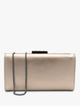 Paradox London Dasha Box Clutch Bag, Pewter