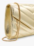 Paradox London Dextra Quilted Metallic Clutch Bag