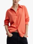 Mango Lima Fluid Shirt, Bright Red