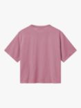 MOS MOSH Kit Lurex Short Sleeve T-Shirt, Begonia Pink