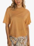 MOS MOSH Kit Lurex Short Sleeve T-Shirt, Blazing Orange