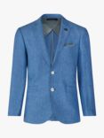 Raging Bull Linen Blazer, Blue