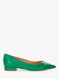 Dune Haydenne Pointed Toe Flats, Green