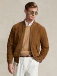 Ralph Lauren Gunners Suede Jacket, Country Brown