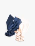 Bloom & Bay Rosa Satin Scarf Scrunchies, Pack of 2