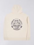 Edwin Music Channel Oversized Hoodie, Whisper White