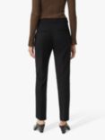 Jigsaw Modern Crepe Marden Trouser, Black