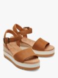 TOMS Diana Wedge Leather Sandals