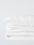 John Lewis Toddler Duvet, Pillow & Waterproof Mattress Protector Set, 4 Tog, White