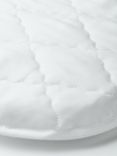 John Lewis ANYDAY Baby/Toddler Easycare Mattress Protector, White