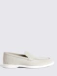 Moss Suede Casual Loafers, Ivory
