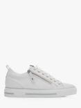 Moda in Pelle Brayleigh Leather Flatform Trainers, White