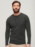 Superdry Relaxed Fit Waffle Cotton Henley Top