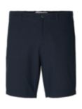 SELECTED HOMME Regular Fitted Seersucker Shorts, Blue