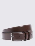 Moss Leather Belt, Brown