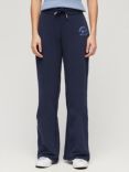 Superdry Low Rise Flare Joggers, Richest Navy