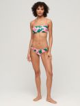 Superdry Tropical Cheeky Bikini Briefs, Malibu Pink Paradise