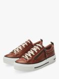 Moda in Pelle Filician Low Top Leather Trainers, Tan