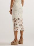 Ted Baker Bitriss Lace Midi Skirt, Ivory