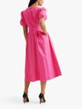 Ted Baker Ledra Puff Sleeve Midi Dress, Pink