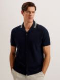 Ted Baker Ewann Short Sleeve Regular Shirt, Navy