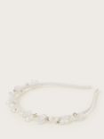 Monsoon Kids' Jewel Prom Alice Band, Ivory