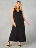 Live Unlimited Curve Jersey Relaxed Maxi Dress, Black