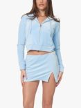Juicy Couture Classic Velour Hoodie, Powder Blue