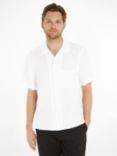 Calvin Klein Linen Blend Cuban Shirt