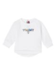 Tommy Hilfiger Baby Tommy Logo Sweatshirt, White/Multi