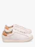 CLAE Bradley Distressed Leather Cork Trainers, Brown