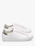 CLAE Bradley Whitel Lace Up Trainers, White