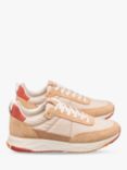 CLAE Owens Suede Blend Lace Up Trainers, Starfish/Multi