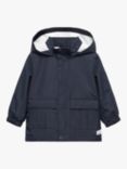 Mango Baby Pascal Water Repellent Hooded Parka, Navy