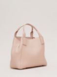 Phase Eight Mini Leather Tote Bag, Pale Pink