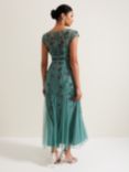 Phase Eight Evonne Beaded Maxi Dress, Light Green
