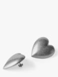 Mint Velvet Large Heart Stud Earrings