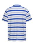 Tommy Jeans Stripe Regular Fit T-Shirt, Persian Blue
