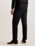 Ted Baker Felixt Slim Fit Cotton Tailored Trousers, Black, Black