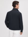 Reiss Rufus Long Sleeve Zip Through Jacket, Navy