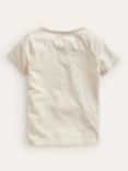 Mini Boden Kids' Superstitch Ice Cream T-Shirt, Vanilla