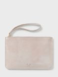 Crew Clothing Pouch Leather Bag, Nude