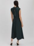 Reiss Petite Libby Occasion Midi Dress, Dark Green