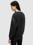 AllSaints Winona Jaine Embellished Sweatshirt, Black