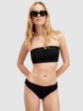 AllSaints Gorah Bandeau Bikini Top, Black