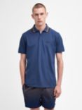 Barbour International Reamp Polo Top, Washed Cobalt