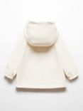 Mango Baby Snow Water Repellent Hooded Coat, Light Beige