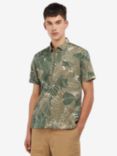Barbour Cornwall Summer Short Sleeve Tailored Shirt, Olive