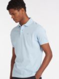 Barbour Short Sleeve Sports Polo Shirt, Sky